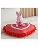 Tickles Heart with Pink Teddy Soft Stuffed Plush Toy Gifts For Wedding Anniversary Birthday Valentine's Day (Color: Red Size: 30 cm)