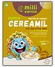 Millieartth Cereamil - Preservative-free Nutrient-rich Baby Food | Trusted by Parents | No Salt | No Sugar |contains Jowar, Rice, Chickpea, Carrot | Fibre Rich | Baby Cereal | Easy on Gut - 300 g