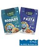 millieartth No Maida Noodle-Pasta Combo (Millet Macroni Pasta 250 g & Multi Millet Noodles 160 g) | High Fiber & Protein | Nutritious, Easy to Cook, Healthy Meal | No Maida, No MSG, No Palm Oil