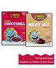 Millieartth Milky Choco Bliss Yummy Milky Mix (300 g) & Millet Chocos (300 g) | Nutritious and Delicious Millet-based Breakfast for Kids and Adults | No Refined Sugar | No Palm Oil
