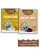 Millieartth Ma-baby Combo (Cereamil & Yummy Milky Mix) | Nutrient-rich Baby Food | High Protein, Fibre Rich | Nutri Combo | No Artificial Colors or Preservatives | Trusted by Parents | 300g Each