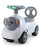 NEGOCIO Animal Design Baby Push Car With Music, 3d Lights & Backrest | Premium Ride on Toy Supports Up to 35kg- Pack of 1- Color May Vary