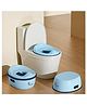 R for Rabbit Tiny Tots Mellow Potty Seat Multipurpose 3 in 1 Convertible Potty Training Removable Bowl Anti-Slip Pads Detachable & Hangable Seat - Light Blue