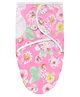 Babymoon Cotton New Born Baby Swaddle Wrap Baby Blanket-Pink