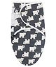 Babymoon Cotton New Born Baby Swaddle Wrap Baby Blanket-Grey