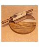 Ireka Homes Roll It Rolling Board and Pin with Stand (Chakla Belan)
