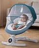 Baybee Baby Cradle and Swing | Automatic Electric Swing for Baby 0 to 2 Years with Remote | 5-Speed Baby Swing Cradle with Music, Timer, Canopy & Mosquito Net | Baby Rocker & Sleeping Swing (Blue)