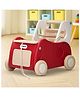 Baybee 4-in-1 Push Walker & Shopping Cart for Baby with Ride-On Mode, Pulling Mode, Toy Storage & Removable Food Tray | Multifunctional Baby Walker for 6+ Months