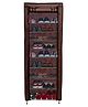Urban Choice 9 Layer Brown Metal Shoe Rack Durable, Space-Saving Organizer for Home & Office