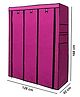 Urban Choice 6+2 Layer Metal Almirah with Pink Cover Spacious, Durable & Stylish Wardrobe Organizer