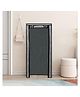 Urban Choice Layer Metal Shoe Rack with Grey Cover Durable, Foldable & Space Saving Organizer for Home & Office