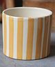 Weaving Homes Striped Planter - Yellow Indoor Planter With Yellow color