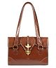 HIDESIGN Clover 02 Women's Leather Tote Bag - Tan