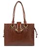 HIDESIGN Moon 04 Women's Leather Tote Bag - Tan