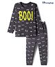 Honeyhap Premium 100% Cotton Knit Full Sleeves Night Suit With Bio Finish - Thunderstrom