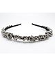 Pihoo Festive Theme Oxidised  Ghungri Detailed Hair Band - Silver