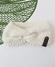 Woonie Twisted Hand Knitted Headband - Cream