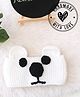 Woonie Panda Designed Hand Knitted Headband - White