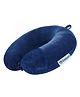 Billebon Premium Neck Pillow Navy Blue Fibre Filled Round Travel Pillow