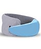 Billebon Cool Gel Travel Neck Pillow with Magnetic Fabric, Luxury Support ,  Washable Cover - Grey