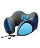 Billebon Cool Gel Travel Neck Pillow with Magnetic Fabric, Neck Support ,  Washable Cover - NavyBlue