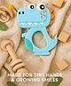 Babykins Dinosaur shape Silicone Teether- Blue