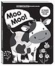 High Contrast Moo Moo! | Touch and Feel Board Book| Sensory Book for Babies | Early Learning Baby Book [Board book]  - English
