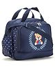 Multipurpose Diaper Tote Cum Sling Bag - Blue| Bottle Holders| Bear Print| Adjustable Shoulder Strap| Water Resistant Material