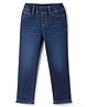 Pine Kids Denim Woven Ankle Length Washed Jeggings -  Navy Blue