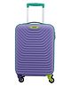 American Tourister Splash SP Small Cabin Violet Tulip Polypropylene Hard 8 Wheels Spinner Kid Luggage - Height 55 cm