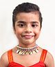 Lime By Manika Navratri Theme Coins & Ghugri Embellished Necklace - Multi Colour