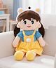 Babyhug 70cm Daisy Doll with Cute Dress & Stitched Shoes - Yellow| Ideal Snuggle Toy| Super Soft Fabric| Cuddle & Travel Partner| Toddler Gifting| BIS Certified| Room & Car Decor