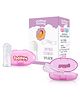 Toddley Ultrasoft Silicone Finger Toothbrush with Case | Gentle Baby Gum & Teeth Cleaner | BPA Free Infant Oral Care 3+ Months | Pink