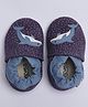 Elves the Shoemakers Dolphin Patch Detailed Booties - Blue