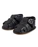 Elves the Shoemakers Gladiator Sandals Style Booties - Black