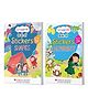 Oswaal Books Lil Legends 2-Book Sticker Combo  Shapes & English Alphabet Learning Books for Kids (Age 3+) | Fun Peel-and-Stick Activity Set