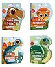Lil Legends 4-Book Dino Shaped Board Book Collection  Triceratops, Stegosaurus, Apatosaurus & T-rex for Toddlers & Preschoolers