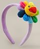 Babyhug Hair Band With Floral Applique - Multicolor