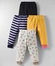 Kidi Wav Pack Of 4 Dinosaurs & Hot Air Balloon Printed Pajamas - Multi Colour