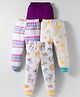 Kidi Wav Pack Of 4 Animals & Clouds Printed Pajamas - Multi Colour
