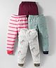 Kidi Wav Pack Of 4 Zebra & Dogs Printed Pajamas - Multi Colour