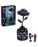 LEGO Wednesday Black Dahlia Flower Halloween Gift, Faux Plant Room Decor 358 pieces-76784