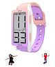 Spiky Colour Blocked & Glow In The Dark Digital Sports Watch - Purple