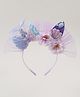 Babyhug Hair Bands With Floral & Marine Collection Applique - Purple