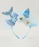 Babyhug Hair Bands With Floral & Marine Collection Applique - Blue