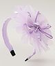 Babyhug Floral & Hearts Applique Hair Band - Purple