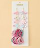 Babyhug Combo set Hair Clips & Rubber Bands with Applique  - Multicolor