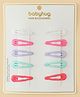 Babyhug Snap Clips Free Size Pack of 10 - Multicolor