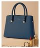 Carriall Women's Large capacity - Multi-Purpose Retro Wide-Band Tote Bag-(Navy Blue)