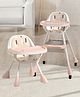 NEWTON BOX Growseat 3 In 1 High Chair with Sturdy Design Adjustable Harness & Easy Cleaning - Pink